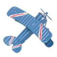 thumbnail image 2 of Airplane Model, Decoration High Strength Airplane Scale Model Strong Bearing Capacity Blue  For Living Room For Dining Room For Study Room, 2 of 8