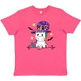 thumbnail image 3 of Inktastic Halloween Girls Unicorn Witch Youth T-Shirt, 3 of 5