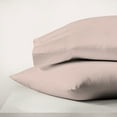 thumbnail image 5 of Purity Home 100% Organic Cotton King Pale Pink Percale Pillowcases, 300 Thread Count Breathable, Super Soft, & Cozy 2-Piece Set, 5 of 8