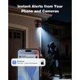 thumbnail image 6 of Conico 4-Pack Solar Security Camera System with Base Station, No Monthly Fee, 2K 360° PTZ Wireless Outdoor WiFi Camera, Color Night, 6 of 11