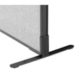 thumbnail image 3 of 48-1/4"W x 72"H Freestanding Office Partition Panel, Gray, 3 of 6