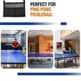 thumbnail image 6 of BESTSKY 2026 New Ping Pong Paddle Case with Mesh Storage Bag,Under Table Tennis Racket Holder for Balls&Paddles,Hanging Pickleball Paddle Rack Organizer,Easy Install Ping Pong Ball Holder with Straps, 6 of 7