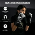 thumbnail image 2 of Hayabusa Marvel Hero Elite Youth Boxing Gloves Officialy Licenced - The Punisher, 10oz, 2 of 6