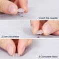thumbnail image 4 of Twist Pins, Clear Heads Bed Skirt Pins for Sofa Covers Slipcovers Arm Armrest Covers(50 / Box), 4 of 5
