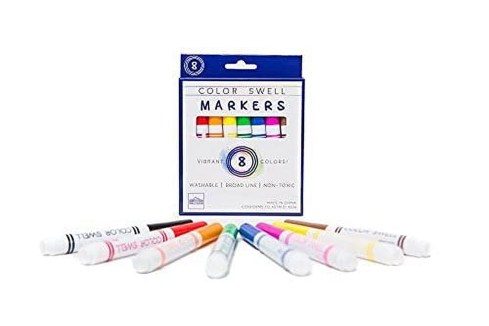 Color Swell Washable Markers Bulk Pack 36 Sets 8 Count Vibrant Colors 288 Total Perfect Large Pack for Teachers, Kids, and Classrooms