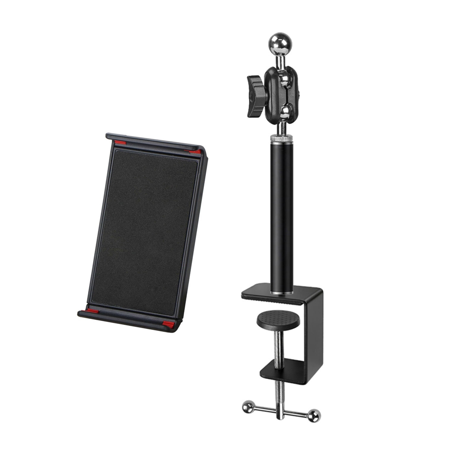 Desk Phone Tablet Stand With 3 Connecting Arm Option Lengths And 50mm Clamping Capacity For Home Streaming