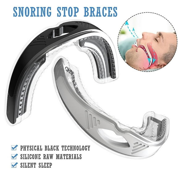 2pcs Anti Snoring Mouth Guard Braces, Anti-snoring Device, Man Stopper Anti Snore From Snoring For Sleep Better