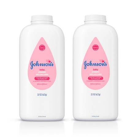 (2 pack) Johnson’s Baby Powder, Hypoallergenic, 22