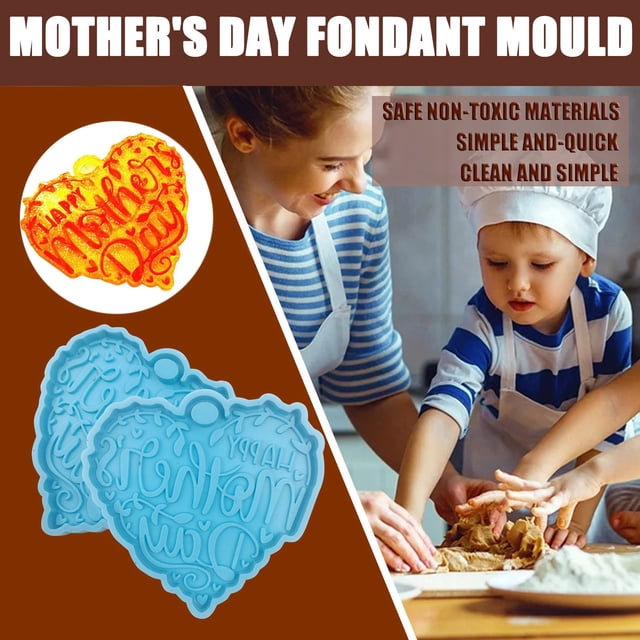 TIMIFIS Baking Tool Mother's Day Mould DIY Chocolate Cupcake Cake Muffin Baking Kitchen Gadgets