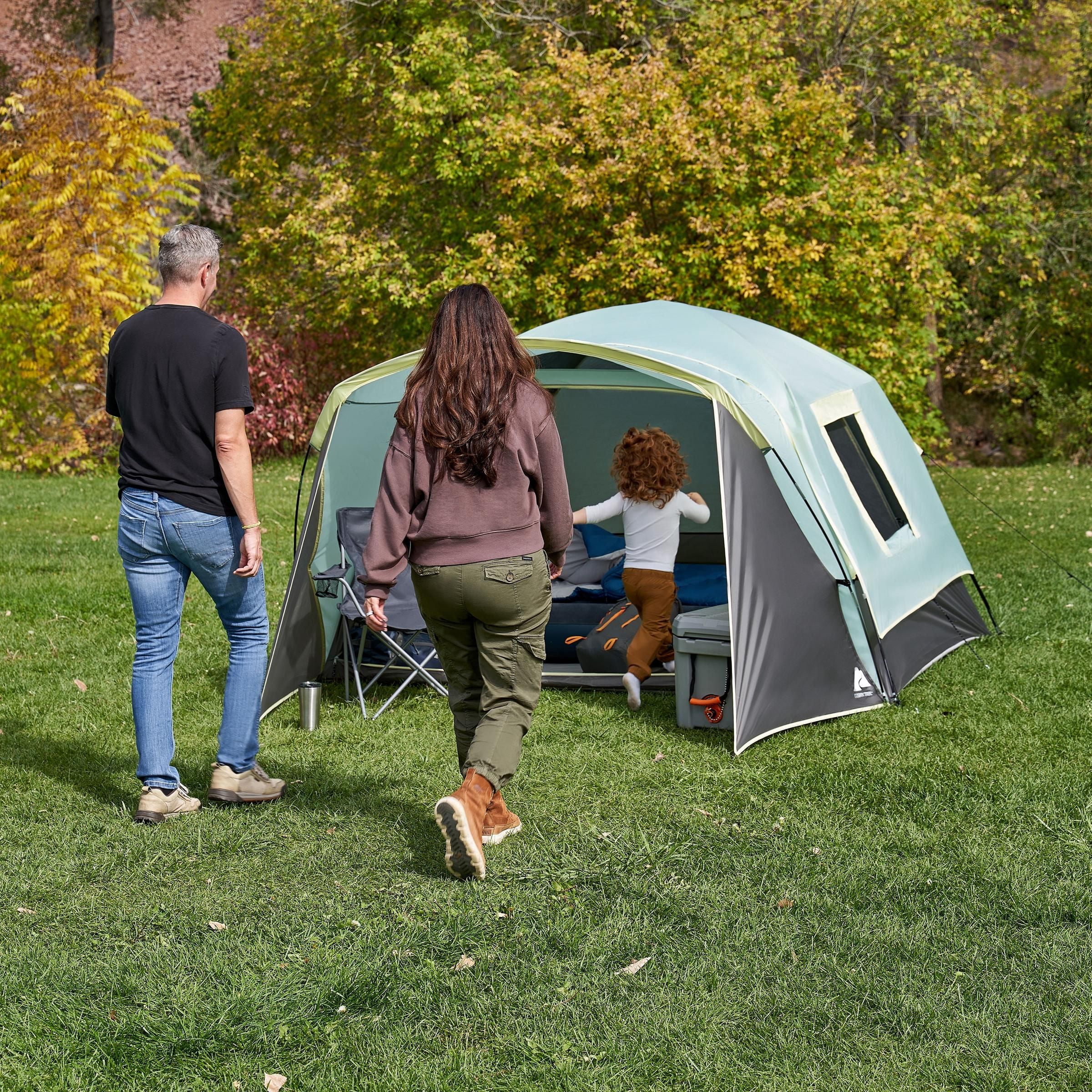 Ozark Trail 4-Person Dome Camping Tent with Awning and Easy Setup
