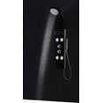 thumbnail image 6 of ANZZI Llano Series 56 in. Wall Mounted Full Body Shower Panel in Black, 6 of 7