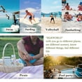 thumbnail image 2 of Brythos Men's Board Shorts,Quick-Drying Elastic Waist Beach Shorts,Drawstring Board Shorts Breathable Beachwear,Blue,XXXXL, 2 of 5