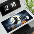 thumbnail image 3 of Happy Halloween Boston Terrier Witch Pumpkins Bats Desk Mat Full Keyboard Mouse Pad Gentleman Dog Lover Gifts Large Mousepad - 13012, 3 of 5