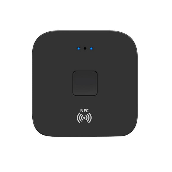 NFC Bluetooth 5.0 Receptor Altavoz para automóvil 3.5MM AUX 2 * Adaptador inalámbrico RCA Jack Eigraketly EL2342-00B