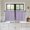 Wisteria Purple, variant on Khaki Lines Pattern 2 Panel Kitchen Curtains for Small Windows, Beige Vertical Stripes Modern Simple Bathroom Tier Curtain, Short Window Treatment for Bedroom/Living Room 55"x36"