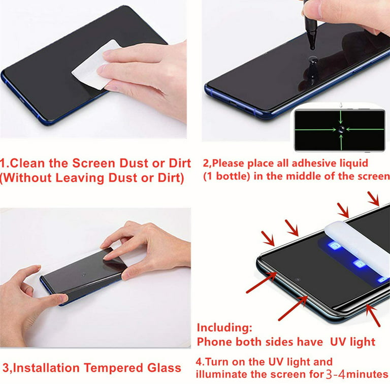 UV Liquid Glue for Tempered Glass Screen Protector Adhesive Gel UV