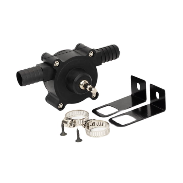 Bomba de taladro eléctrica, mini bomba de transferencia de agua, bomba centrífuga autocebante, bomba manual portátil, construcción ligera, adecuada pa 126 cm x 19 cm