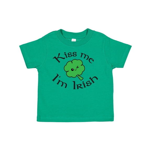 Inktastic Kiss Me I'm Irish Boys or Girls Toddler T-Shirt