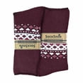 thumbnail image 2 of Sock Snob - Ladies Turn Over Top Warm Thermal Winter Nordic Bed Socks, 2 of 2