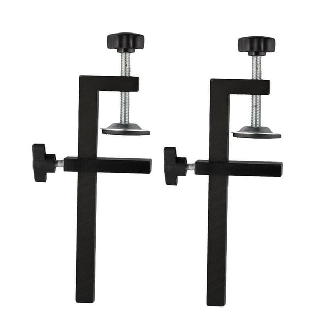 2pcs G Clamps Clamping Range 10-140mm Table Clamp Adjustable Screw Clamps