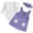 Purple, variant on AUDeals Baby Girl Halloween Outfit Long Sleeve Ruffle Romper Ghost Embroidery Overall Dress Headband Cute Fall Clothes (Purple, 3-6 Months)