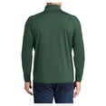 thumbnail image 2 of Mens Sport Wick Stretch 1/2 Zip Polyester/Spandex Pullover Forest Green XL, 2 of 7