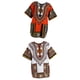 thumbnail image 1 of 2 Piezas Unisex De Dashiki affricano Hippie Tribal Top Kaftan Poncho, 1 of 9
