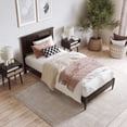 thumbnail image 4 of Charlotte Twin XL Solid Wood Low Profile Platform Bed in Espresso, 4 of 13