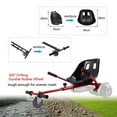 thumbnail image 4 of Hoverboard seat Attachment, Hoverboard go Kart for Adults & Kids, Accessories to Transform Hoverboard into go cart, Hover carts for self Balancing Scooter, Red, 4 of 11