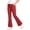 Red, variant on Diufon Girls School Uniform Pants Kids Summer Dressy Bootcut Yoga Pants High Waisted Leggings with Pockets