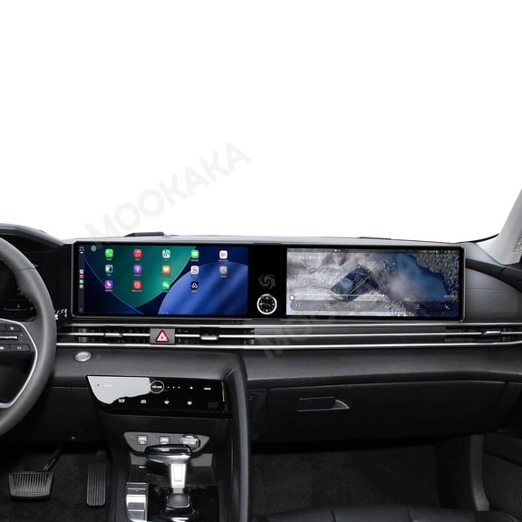 MOOKAKA 12.3" 12.3" Smart Display Radio Audio Media Player for Hyundai Elantra 2020-2021 Car Navigation GPS Upgrade Headunit Android Replacement 1080P Screen Carplay Accessories
