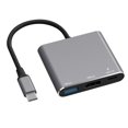 thumbnail image 1 of Adaptador AV Battony Multiport con HDMI 4K, USB 3.0 y USB-C, 1 of 6
