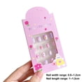 thumbnail image 5 of Tnobhg 24Pcs Kids Fake Nail Kawaii Kids Fake Nail Art Stickers Set Creative DIY Nail Kit for Nail Decorations, 5 of 7