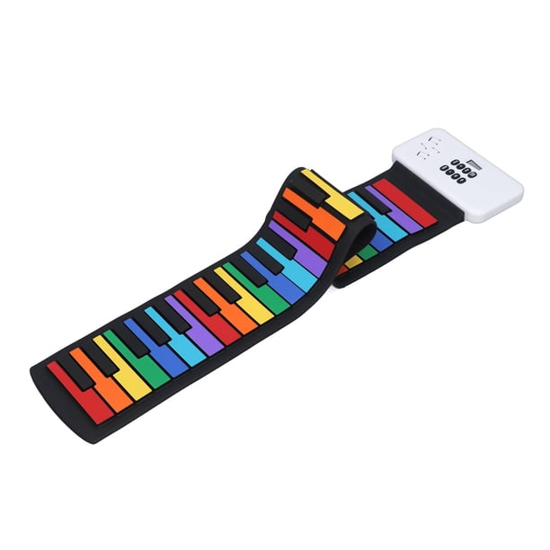 Piano Enrollable Electrónico, Ligero, Impermeable, Grueso, 49 Teclas, Piano Enrollable Manual Para Niños