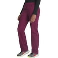 thumbnail image 7 of Dickies EDS Signature Scrubs Pant for Women Natural Rise Tapered Leg Pull-On Plus Size 86106, 4XL, Wine, 7 of 7