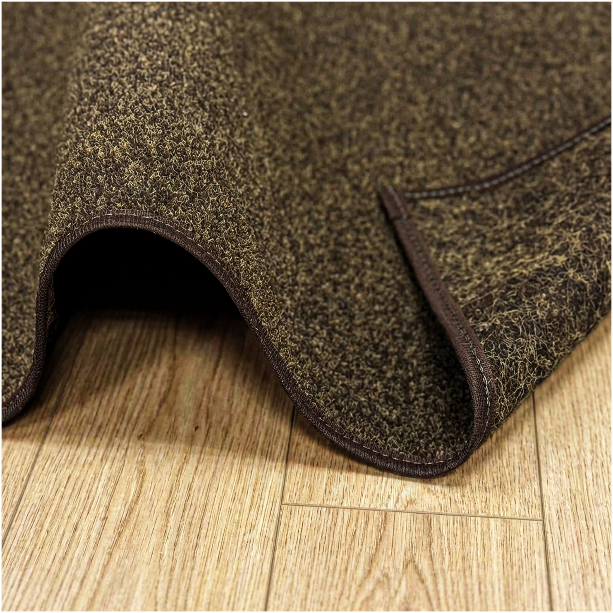 Koeckritz Rugs Grizzly Grass Pecan Brown Indoor/Outdoor Turf Area Rug, 3' x 8'