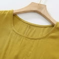 thumbnail image 3 of Women's Sleevelee Tank Dress 2025 Summer Casual Scoop Neck Basic Maxi Tshirt Sundress Plus Size Solid Color Dresses, 3 of 4