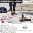 thumbnail image 5 of Spring Floral Outdoor Rug 3x5 Ft - Reversible Patio Rug Outdoor Camping Rugs, Summer Farmhouse Botanical Blossom Washable Indoor Outdoor Area Rugs, Non-Slip Outdoor Carpet Runner for Deck/Porch, 5 of 8