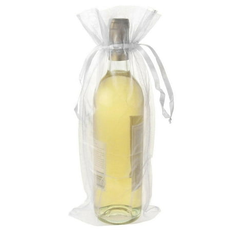 Organza Favor Pouch Bag, 6-Inch x 14-1/2-Inch, 12-Count