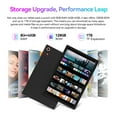 thumbnail image 2 of Android 14 tablet 10.1 inch,8GB RAM 128GB ROM,Unisoc T606 CPU,7000mAh 1920*1200 IPS HD Touchscreen,5G WiFi,Bluetooth,5+13MP Camera,GPS(Black), 2 of 10