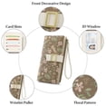 thumbnail image 5 of GAEKEAO Womens Wallet RFID Blocking Slim Thin Bifold Card Holder Vegan Leather Floral Long Clutch Wallets with Wristlet, 5 of 7