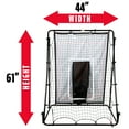 thumbnail image 2 of Franklin Sports MLB Pro Catcher Baseball Pitchback Rebounder Net, 61 x 44 in, 2 of 12