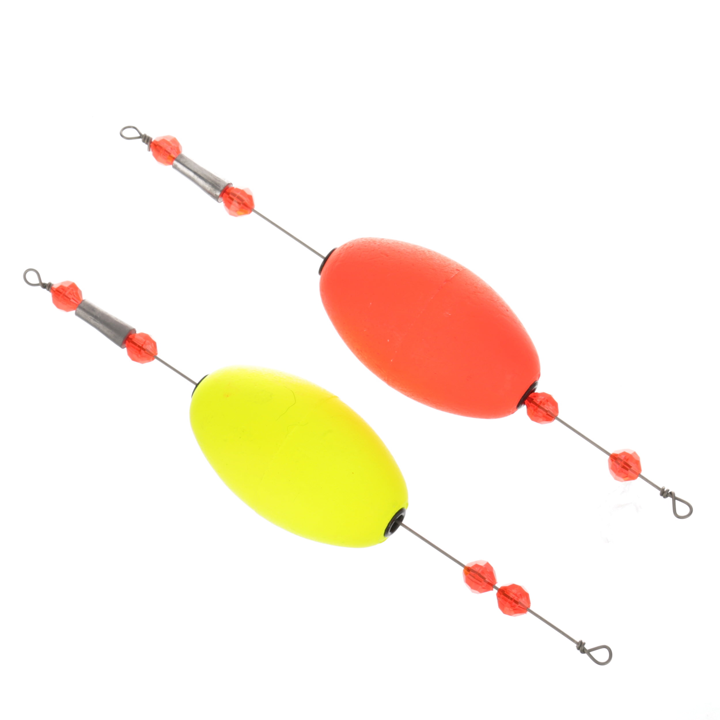 (2 pack) Comal Weighted Oval Reddi Rattle Fishing Float, 2.5-Inch, 2-Pack