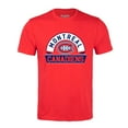 thumbnail image 2 of Men's Levelwear Red Montreal Canadiens Richmond Banner Arch T-Shirt, 2 of 3