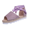 thumbnail image 2 of Sandalias de playa con punta abierta para vacaciones casuales de vendaje sólido para mujer Wmkox8yii ytu7972, 2 of 5
