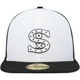 thumbnail image 2 of Men's New Era White/Black Chicago White Sox 2023 On-Field Batting Practice 59FIFTY Fitted Hat, 2 of 6