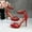 Red, variant on Women's Double Ankle Strap High Heel Sandals Stiletto Platform Dress Shoes
