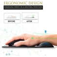 thumbnail image 2 of Comfortable Ergonomic Mouse Pad with Wrist Support Gel, 2 of 6