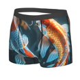 thumbnail image 2 of Balery Cute Koi Fish Serenity Men's Boxer Briefs, Soft and Breathable Cotton Underwear with nylon Waistband-XX-Large, 2 of 9