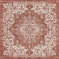 thumbnail image 2 of Jill Zarin Outdoor Collection Area Rug - Dubai (13' 1" Square Rust Red/Ivory), 2 of 8